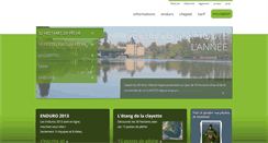 Desktop Screenshot of peche-carpe-laclayette.com