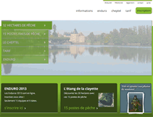 Tablet Screenshot of peche-carpe-laclayette.com